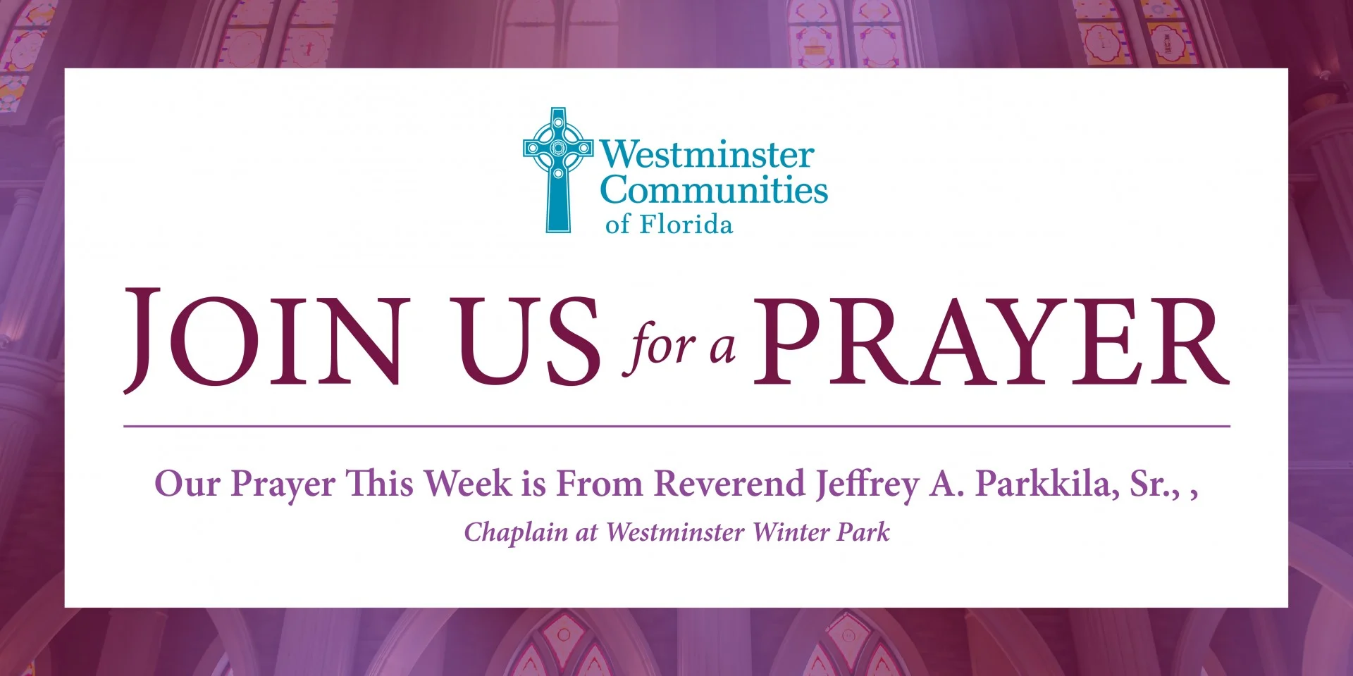 Join Us In A Shared Prayer Today at 2 p.m.