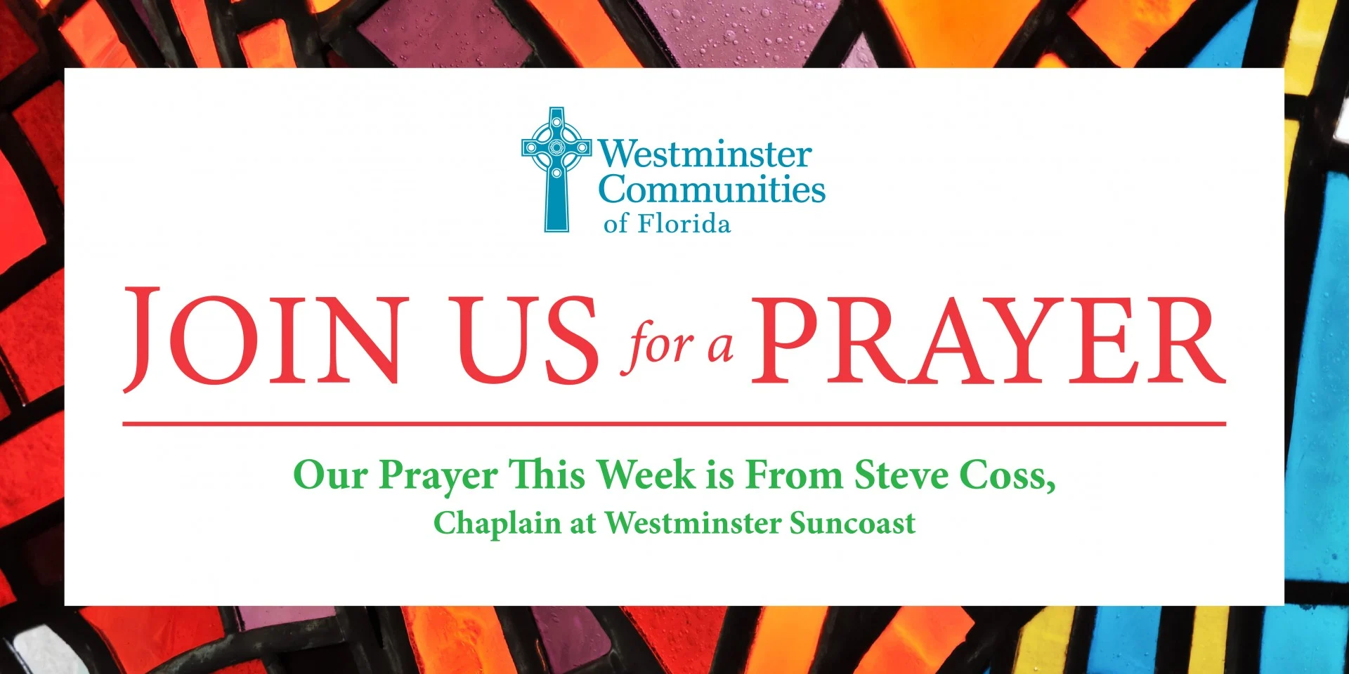 Join Us In A Shared Prayer Today at 2 p.m.