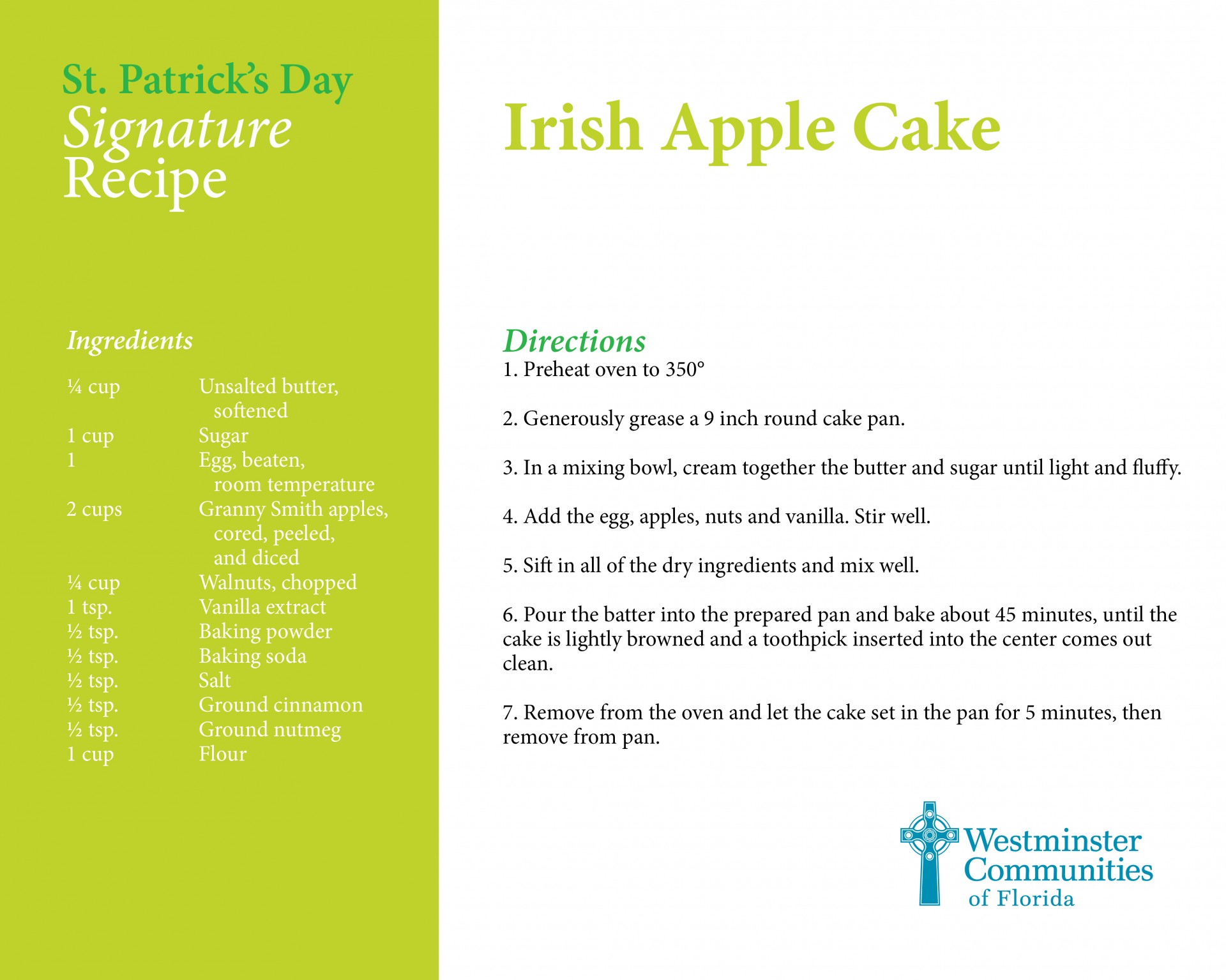 St. Patrick's Day Recipe